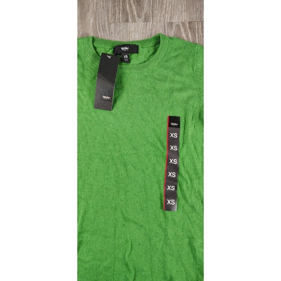 Mossimo Women's XS Green Long Sleeve Crew Neck Sweater Lightweight Knit Top - Picture 9 of 9